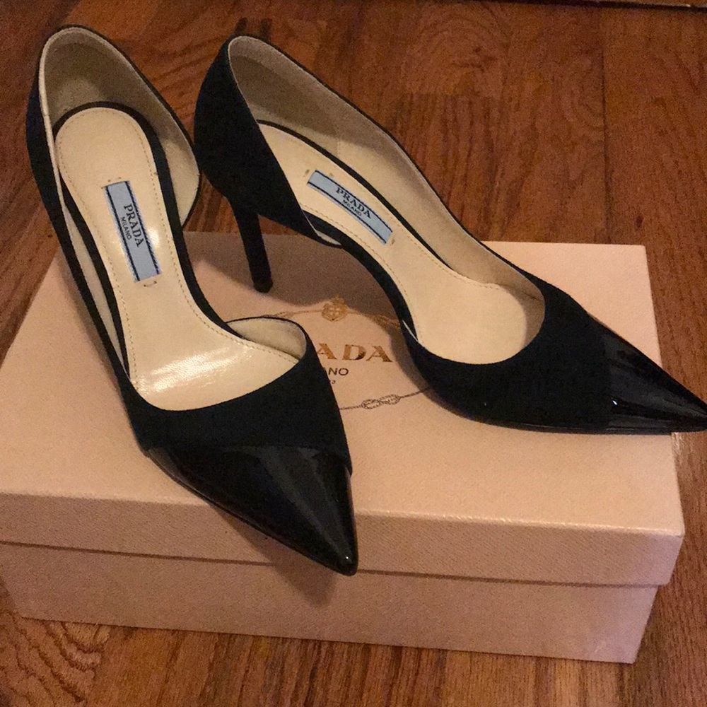 Prada black heels!